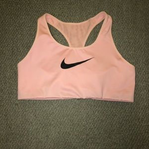 Light pink Nike sports bra